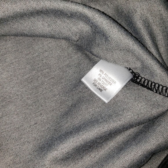 Apt 9 size girls14 Black and gray striped Dress - Picture 6 of 8